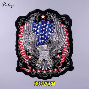 Patch 3D Bordados para Jaquetas - Rocktude