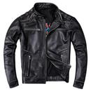 Jaqueta de Couro Genuino Masculina Original Rocktude - Detalhe