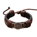 Pulseira Bracelete São bento de Couro