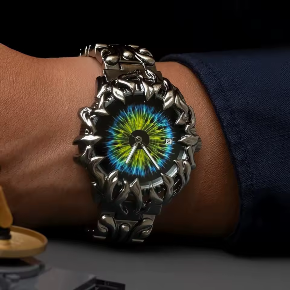 Relógio Rock Garra Verde