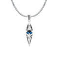 Colar Prata Pedra Azul - Rocktude