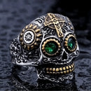 Anel Caveira Mexicana Aço Inox