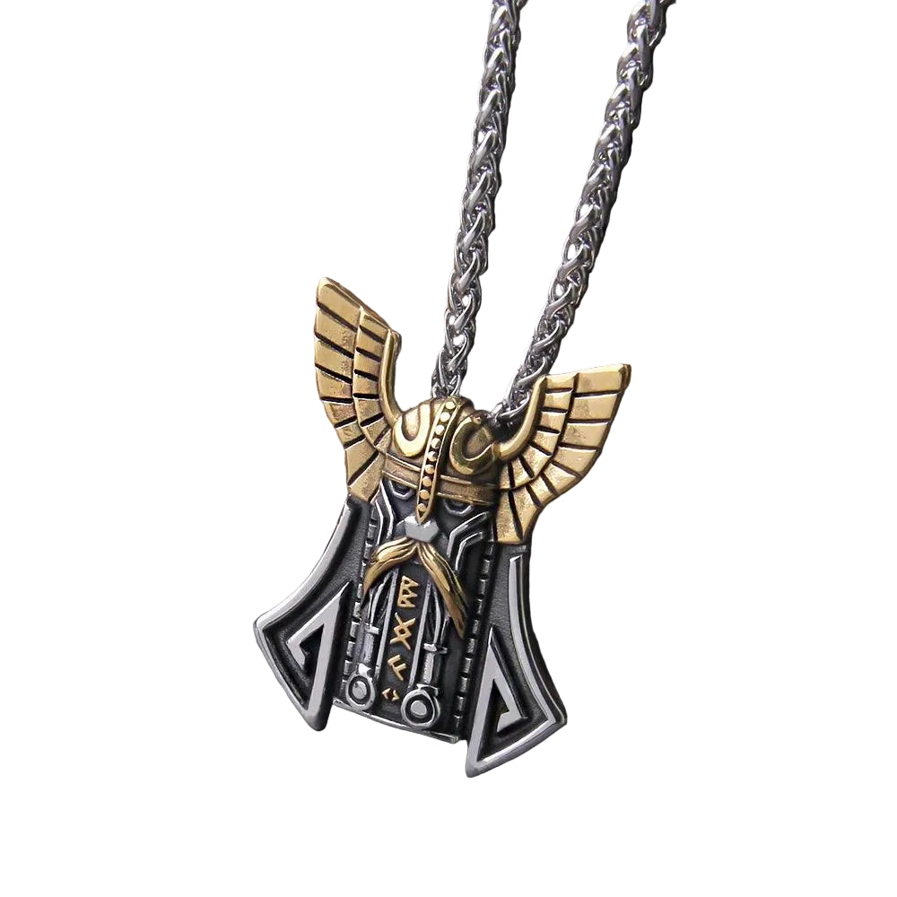 Colar Amuleto Viking Raven - Rocktude