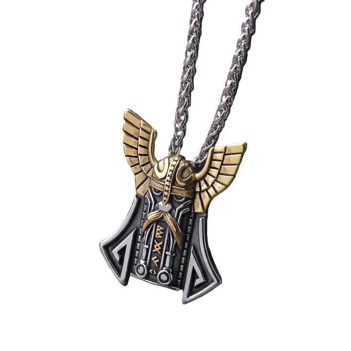 Colar Amuleto Viking Raven - Rocktude