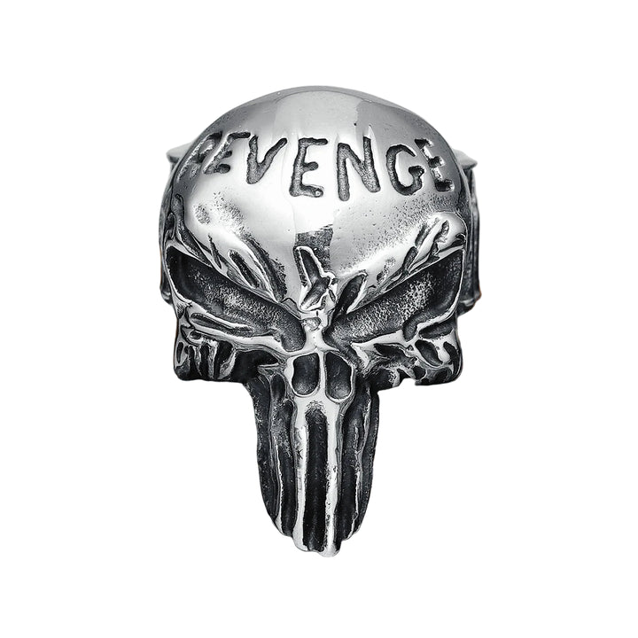 Anel Skull Revenger Aço Inox