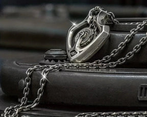 Colar Pingente Engrenagem