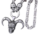 Colar Masculino Palhaço Skull - Rocktude