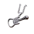 Colar Guitarra Skull Abridor de Garrafas - Rocktude
