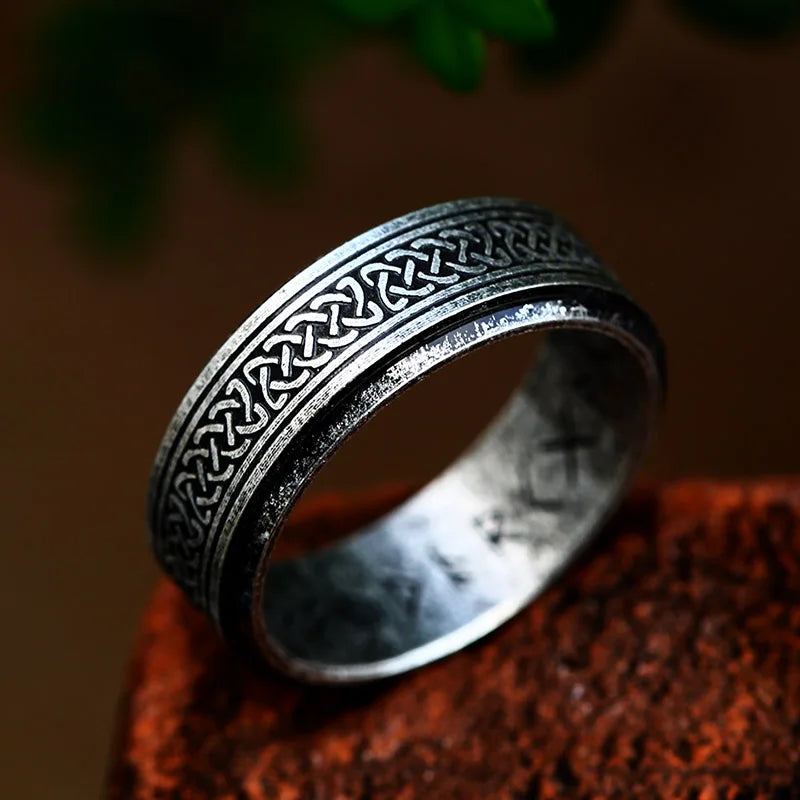 Anel Clássico Viking Rune