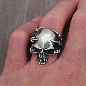 Anel Caveira Claw - Rocktude