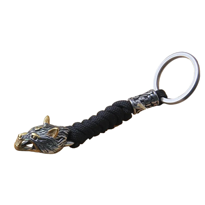 Chaveiro Viking Cabeça de Lobo - Rocktude