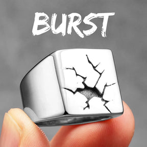 Anel Aço Inox Burst