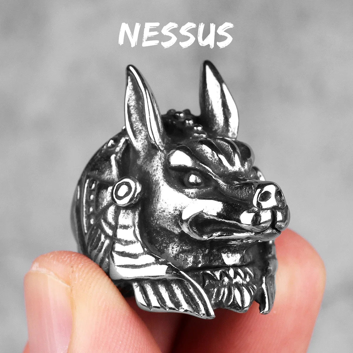 Anel Animal 3D Aço Inox