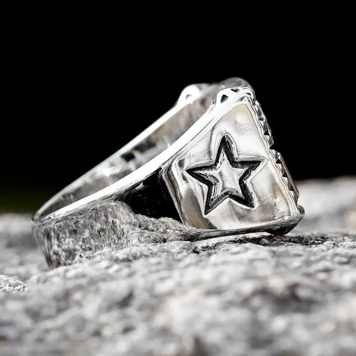Anel Masculino Prata Custom - Rocktude