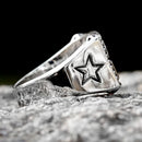 Anel Masculino Prata Custom - Rocktude