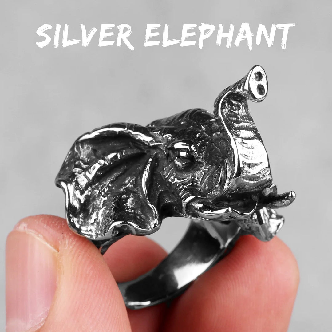 Anel Animal 3D Aço Inox