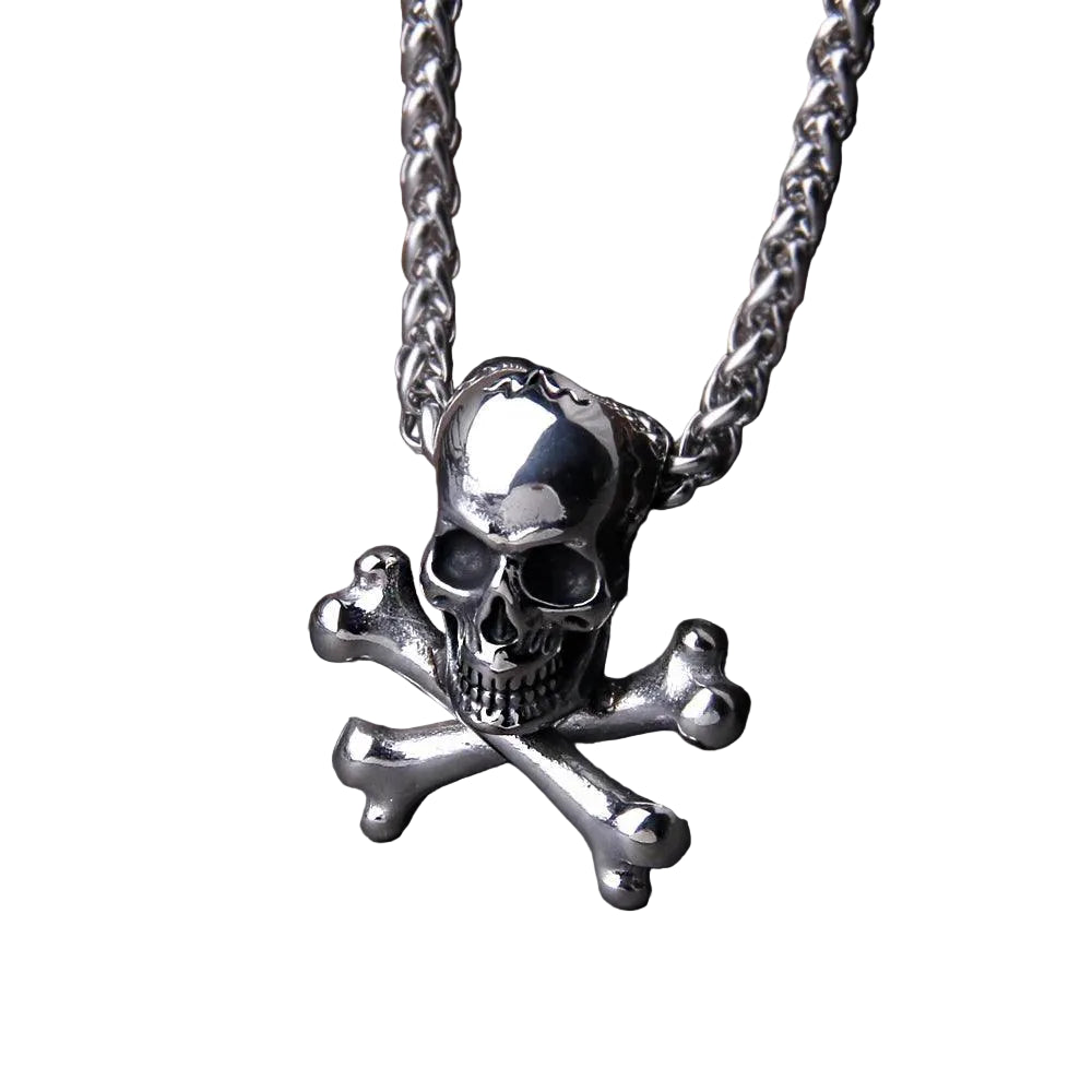 Colar de Caveira Pirata - Rocktude