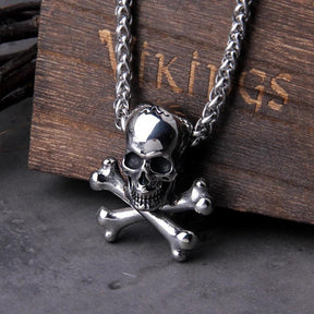 Colar de Caveira Pirata - Rocktude