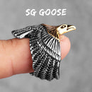 Anel Animal 3D Aço Inox