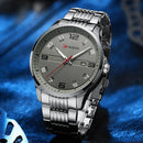 Relógio Masculino Luxury Quartzo Aço Inoxidável - Rocktude