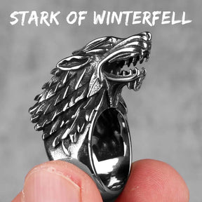 Anel Animal 3D Aço Inox