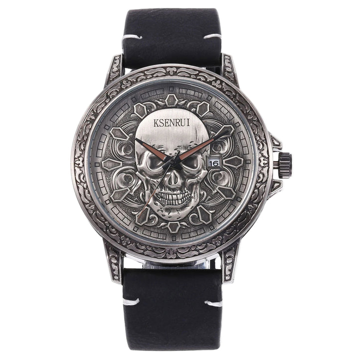 Relógio Skull Quartz Rocktude