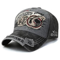 Boné Bordado Shark Aba Curva - Rocktude