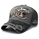 Boné Bordado Shark Aba Curva - Rocktude