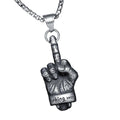 Colar Rebelde Dedo do meio - Rocktude