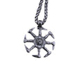 Colar Amuleto Kolovrat Aço Inox - Rocktude