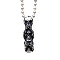 Colar Pingente Caveira Trio de Budas - Rocktude