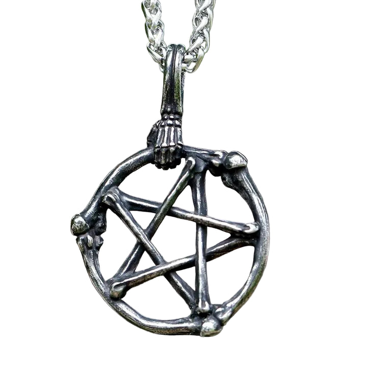 Colar Retrô Pingente Estrela de 5 pontas - Rocktude