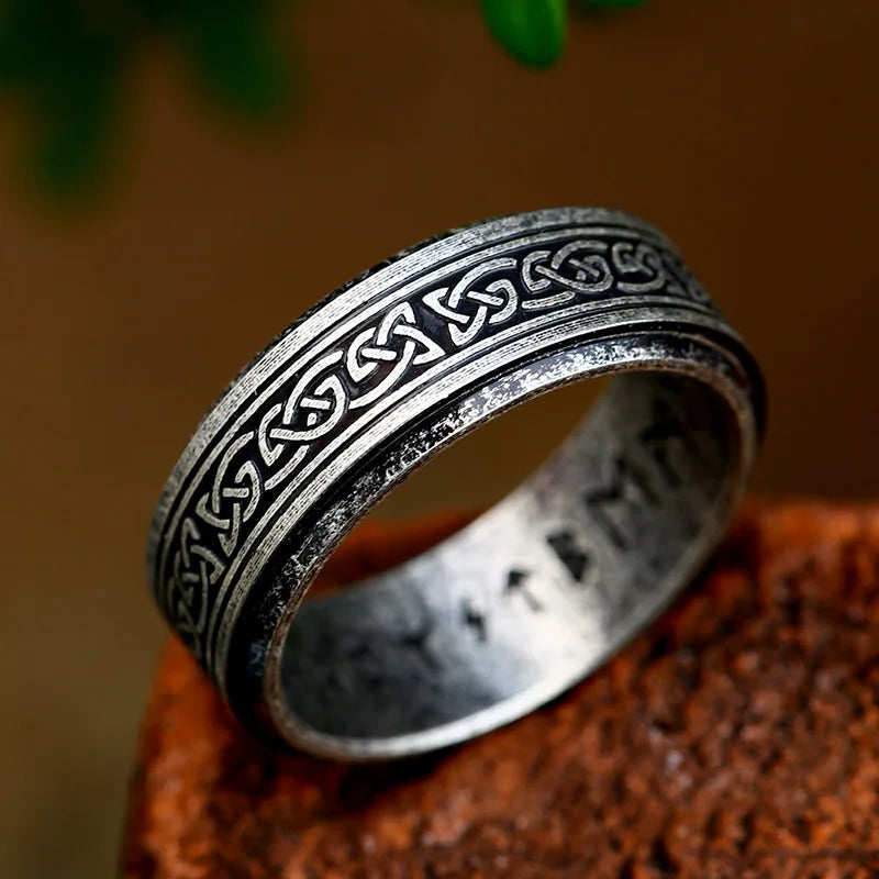 Anel Clássico Viking Rune