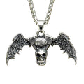 Colar Pingente skull With Wings Motor Harley Davidson - Rocktude