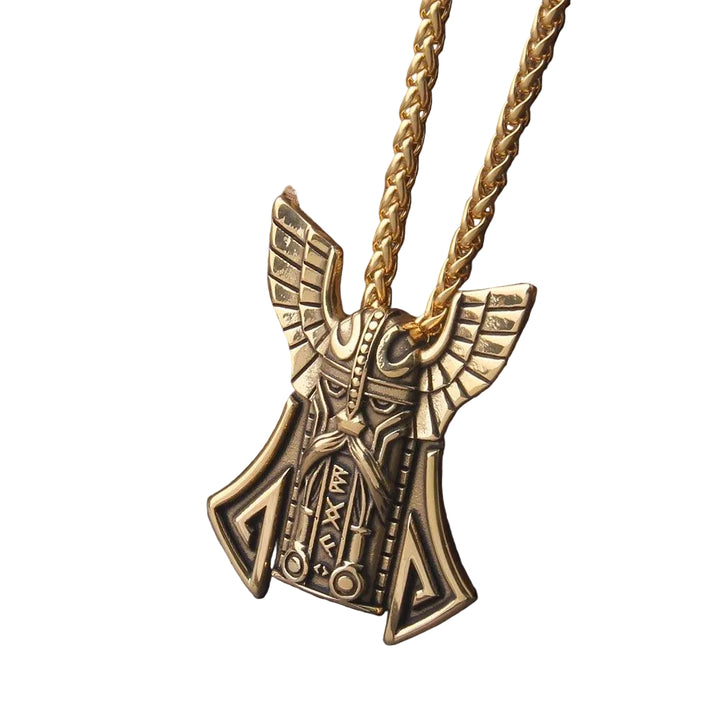 Colar Amuleto Viking Raven - Rocktude