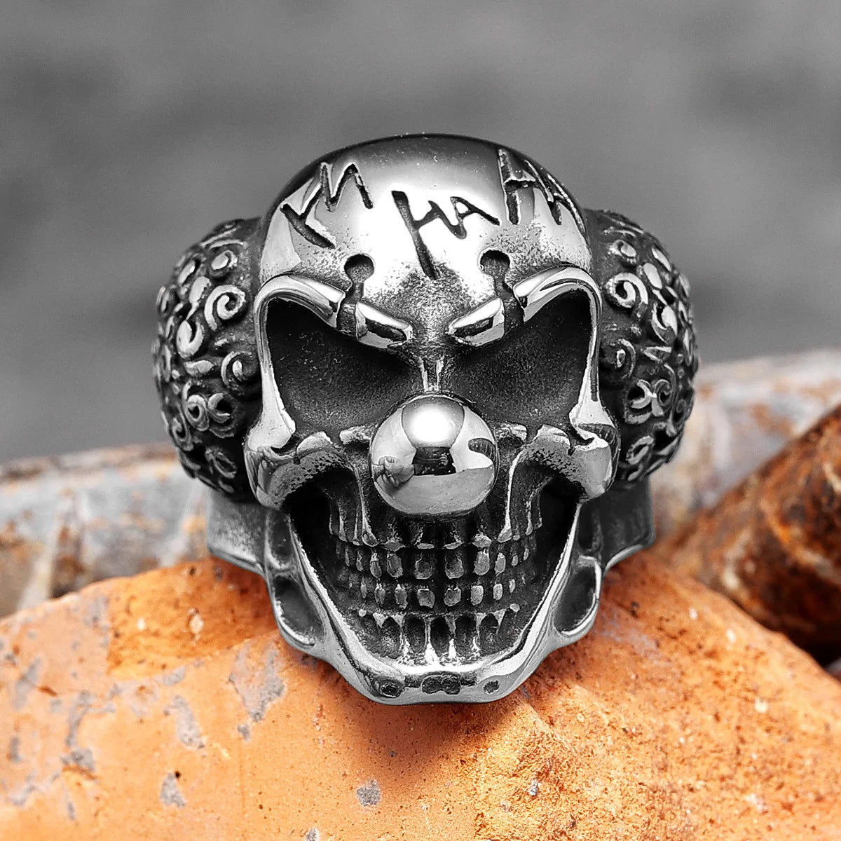 Anel Palhaço Skull