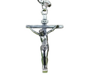 Colar Amuleto Cruz Jesus Cristo - Rocktude