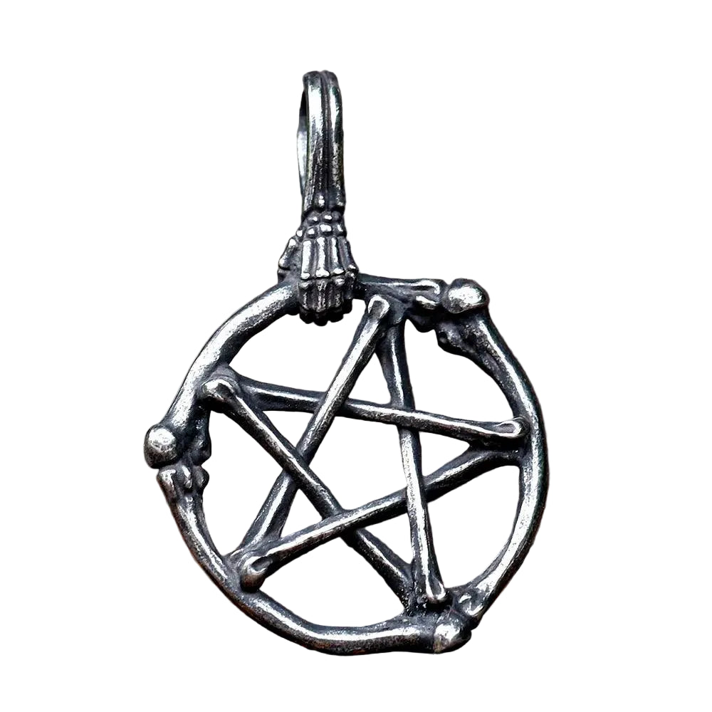 Colar Retrô Pingente Estrela de 5 pontas - Rocktude