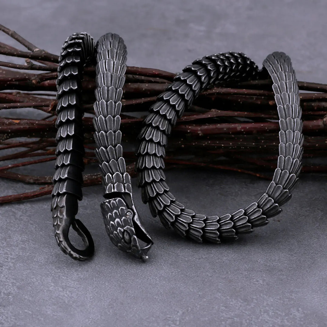 Colar Snake Ouroboros Rocktude