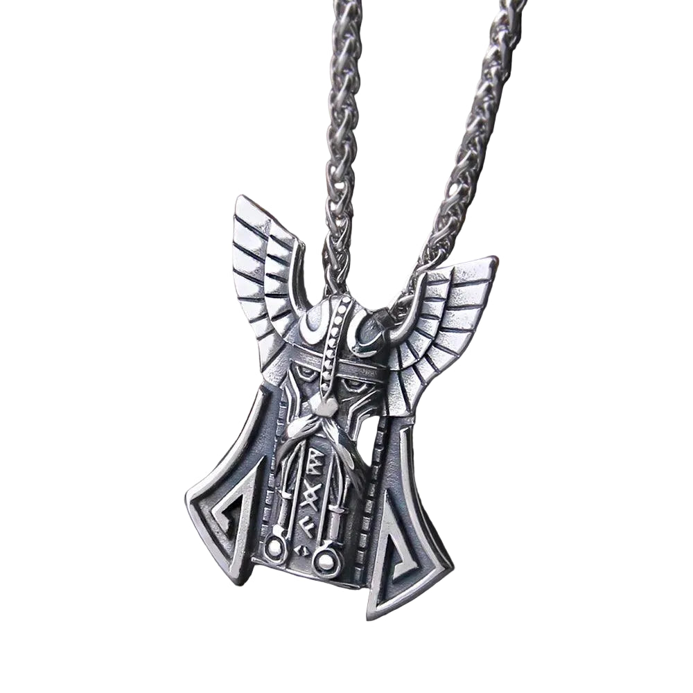 Colar Amuleto Viking Raven - Rocktude