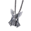 Colar Amuleto Viking Raven - Rocktude