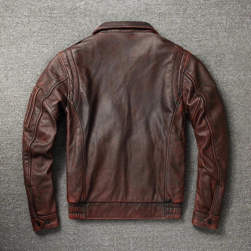 Jaqueta de Couro Legítimo Vintage