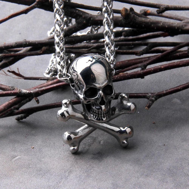 Colar de Caveira Pirata - Rocktude