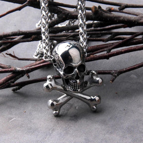 Colar de Caveira Pirata - Rocktude
