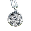 Colar Prata Estrela de Cinco Pontas Lunar - Rocktude