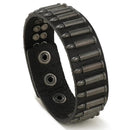 Pulseira Couro Bullet - Rocktude