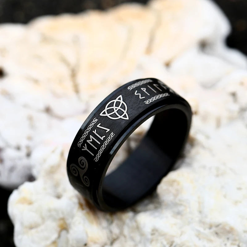 Anel Clássico Viking Rune