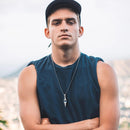 Colar Prata Pedra Azul - Rocktude