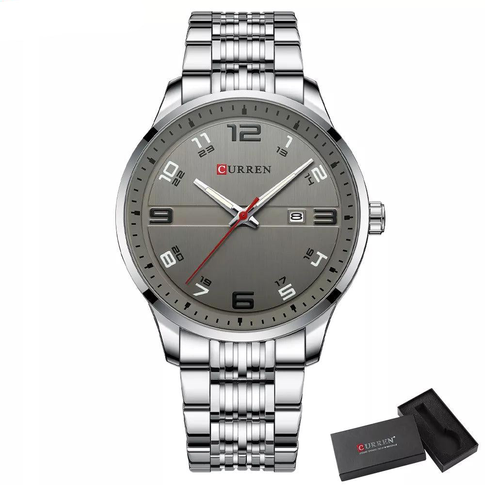 Relógio Masculino Luxury Quartzo Aço Inoxidável - Rocktude