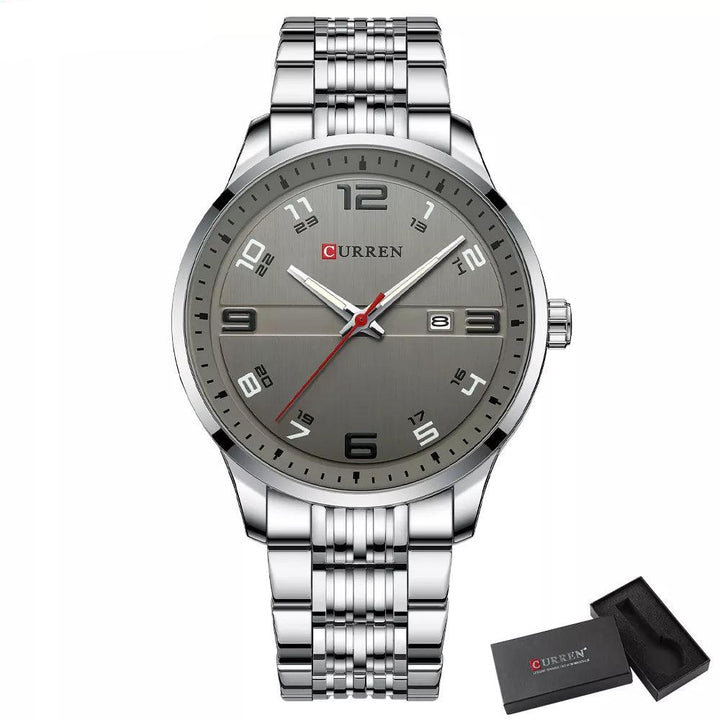 Relógio Masculino Luxury Quartzo Aço Inoxidável - Rocktude